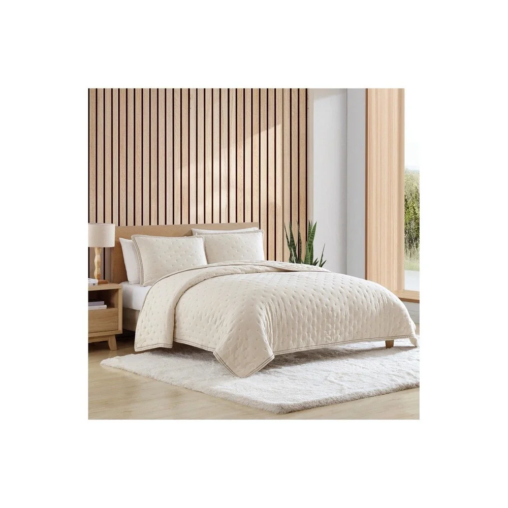 NEW Ugg Devon UGGBraid King Pillow Shams Set Of 2 Cream No Tags - Picture 5 of 5